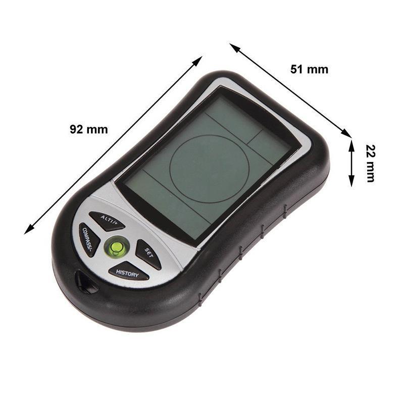 热销车载指南针海拔仪多功能汽车海拔气压表高度计工具机械表防水