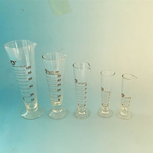 三角量杯 玻璃量杯 北玻量杯 加厚带刻度 10 20 25 50 100 250 ml