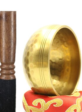 音钵尼泊尔手工钵音碗瑜伽冥想满月颂钵I梵音钵静心钵铜磬法器铜