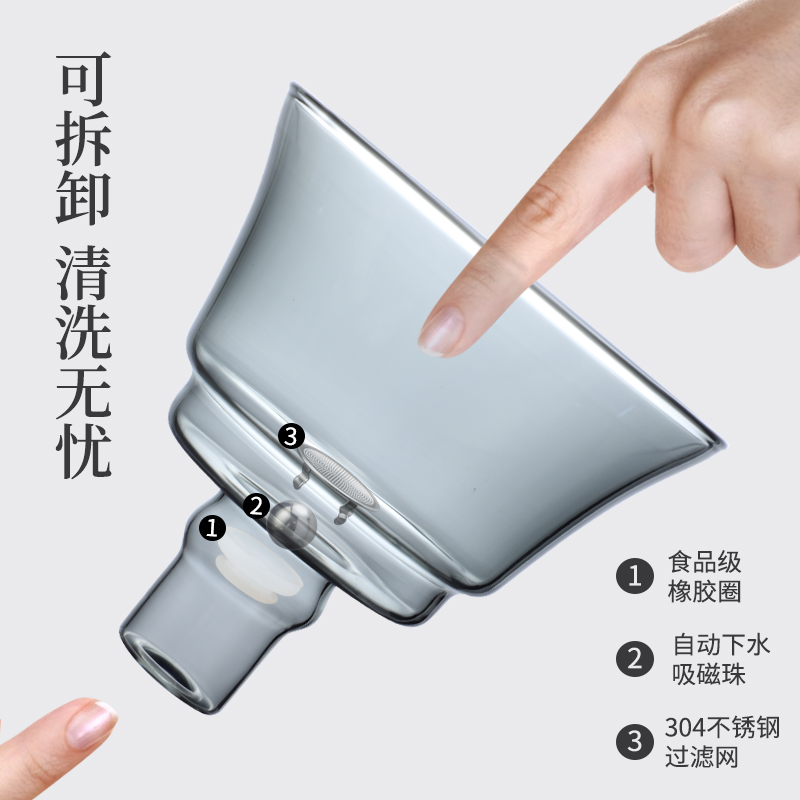 懒人泡茶神c器自动泡茶壶茶水分离玻璃家用功夫茶具套组2023新款