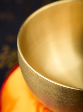 佛音钵音碗尼泊尔梵音钵铜钵冥A想颂铜磬钵盂满月颂钵疗音静心诵