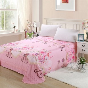 床单单件全棉布f纯棉1.2m单人1.5m卡通单子被单学生宿舍1.8米双人