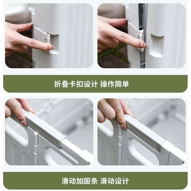 塑料买菜车小拉车轻便便携小推车家用手拉车拖车R取快递折叠购物