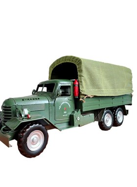 复古怀旧老式解h放车军车仿真模型铁艺摆件家居酒柜装饰工艺品礼