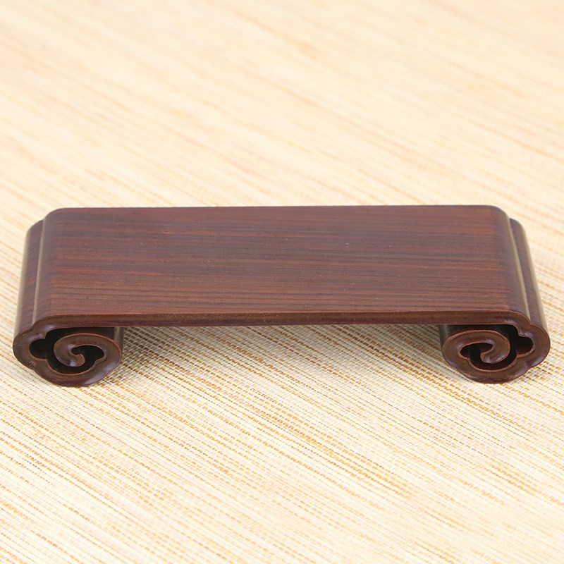 红木长方形实木书卷几底座奇石印章核桃茶具摆件底座花Y瓶盆景托