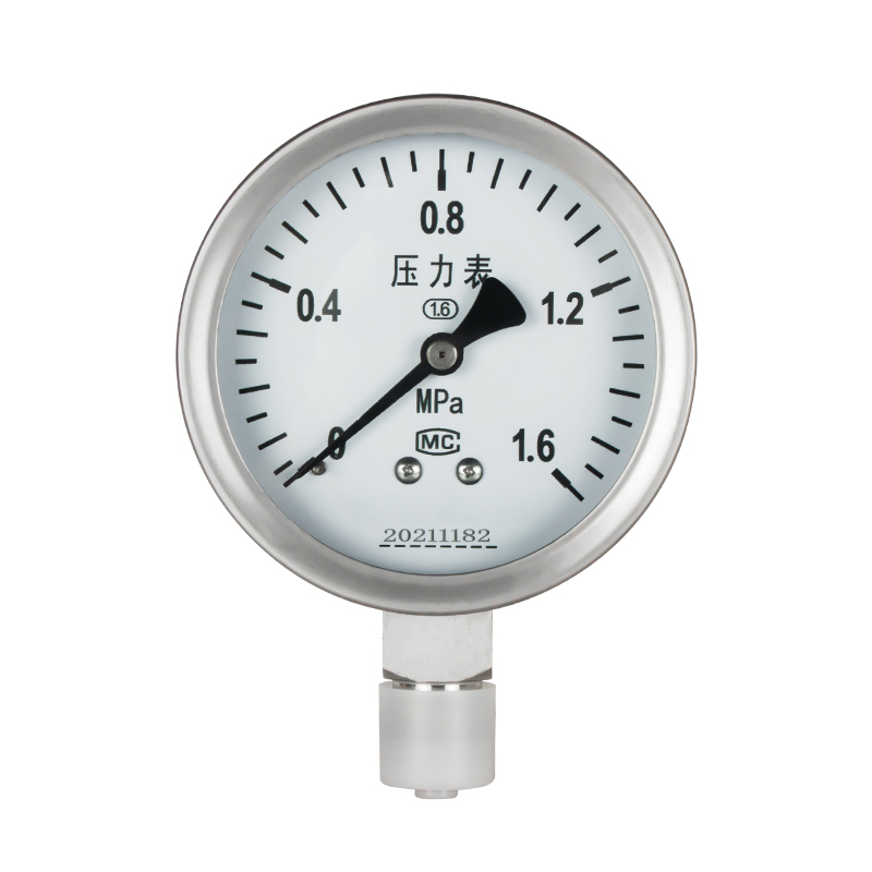 304指针式压力表气压表w负压表真空表水压表不锈钢径向油压表