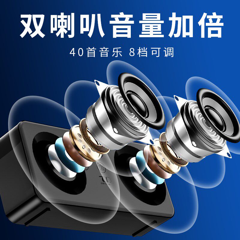 闹钟学生专用起床神器儿童男孩电子充E电时钟桌面床头2023新款智