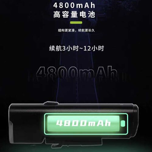 黑鸟L3C自行车前灯夜骑快拆防水高亮强光手O电筒山地公路车骑行灯