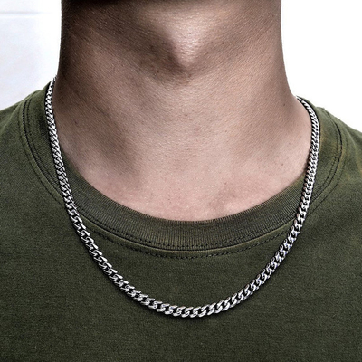 极速2020 Temperament Fashion Cube Rope Chain Men Necklace Cl