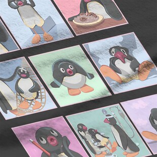 极速Pingu Sad Chronic Illness Pingu Penguin Anime Women T Sh