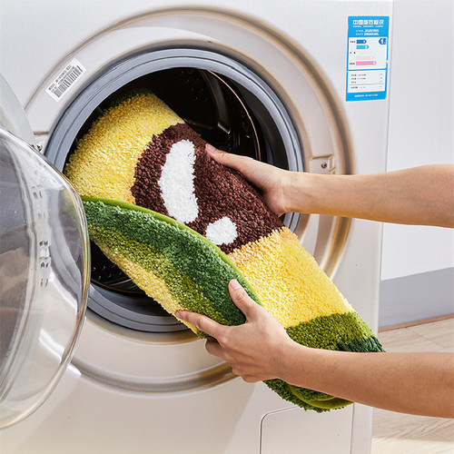 好货Door Entrance Bathroom Mat Fruit Letter Bath Rug Non-Sli