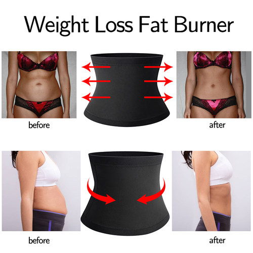 极速Women Body Shaper Sauna Waist Trainer Belt Shaperwear Sl