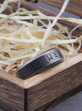 316L Stainless steel Odin Norse Viking Amulet Rune Fashion S