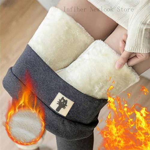 极速2023 Winter Lambwool Leggings Warm Skinny Sexy Leggings
