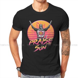 Tees Souls Praise Shirt the 极速Dark Summ Goth Men Sun