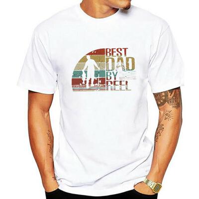 极速Best Dad By Reel T shirt fathers day gift papa shirt fat