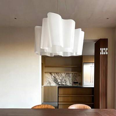 法式中古设计师logico餐厅吊灯简约客厅灯别墅云朵玻璃卧室主灯