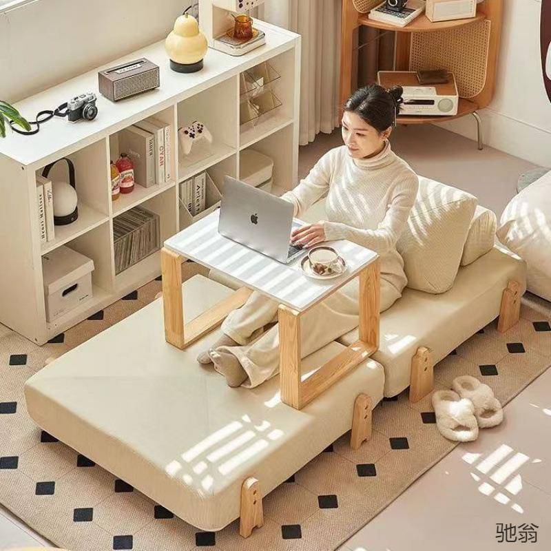 懒人沙发双人可躺可睡小户型单人午休沙发床人类狗窝豆腐块榻榻米