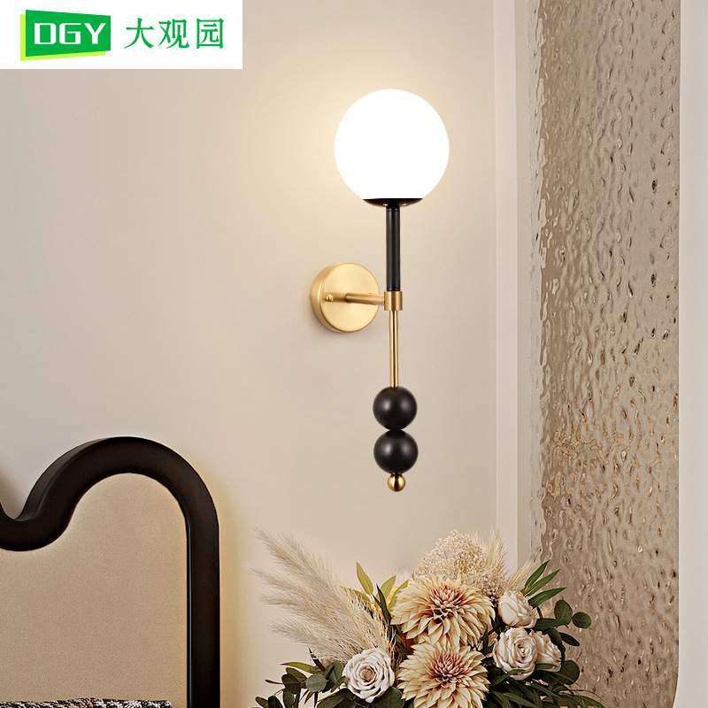 法式复古卧室床头壁灯现代轻奢客厅背景墙壁灯主卧房间过道灯L271,纺织面料/辅料/配套,纺织机械配件,淘宝优惠券,粉丝福利购,淘宝优惠卷