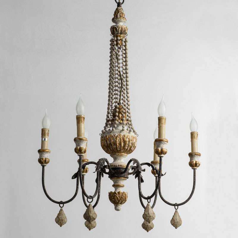 法式复古木艺吊灯创意做旧酒吧木头装饰吊灯餐厅客厅水晶木珠吊灯,纺织面料/辅料/配套,纺织机械配件,淘宝优惠券,粉丝福利购,淘宝优惠卷