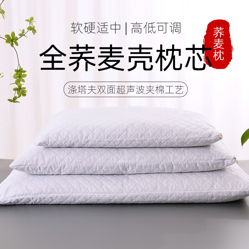 全荞麦壳枕头防尘枕芯套30*50 40*60 45*72儿童学生成人厂家