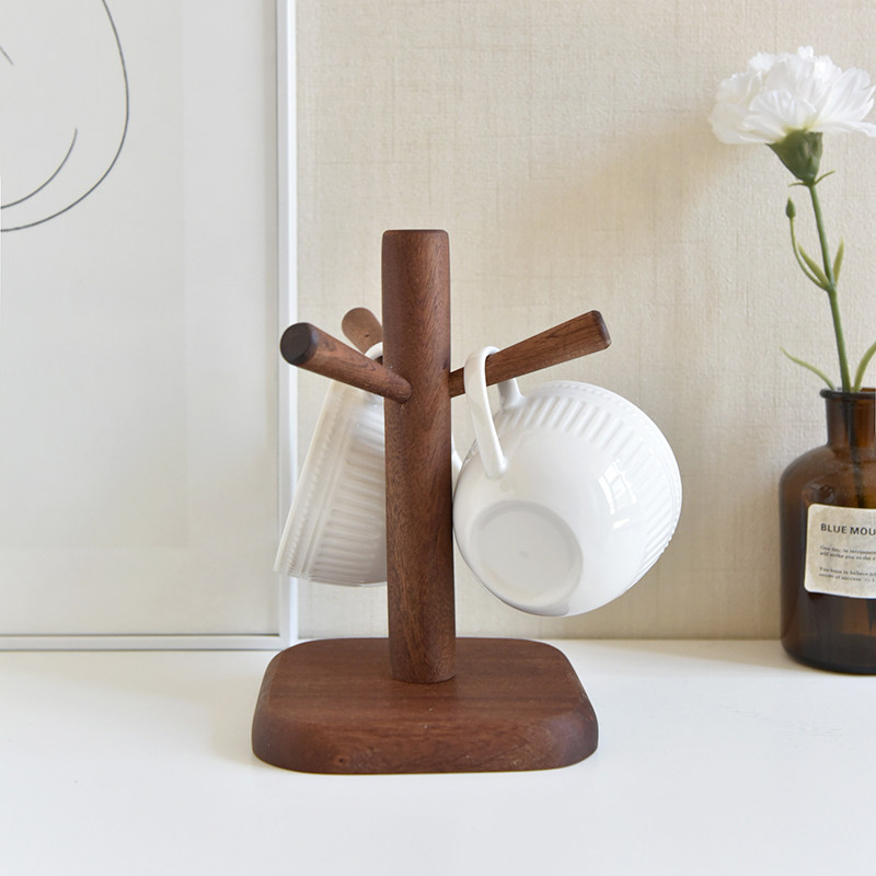 实木挂架可组装杯架乌檀木托D盘钥匙首饰架子马克杯水杯架,家庭/个人清洁工具,杯架,淘宝优惠券,粉丝福利购,淘宝优惠卷