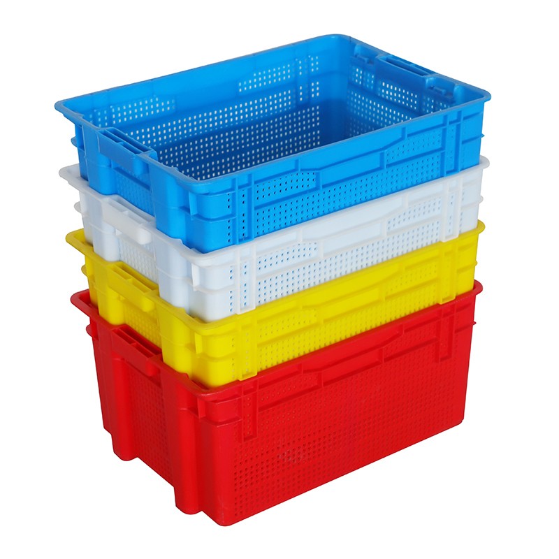 加厚塑料筐周转箱长方形特大号收纳货框箩筐N胶框镂空筐子快递框