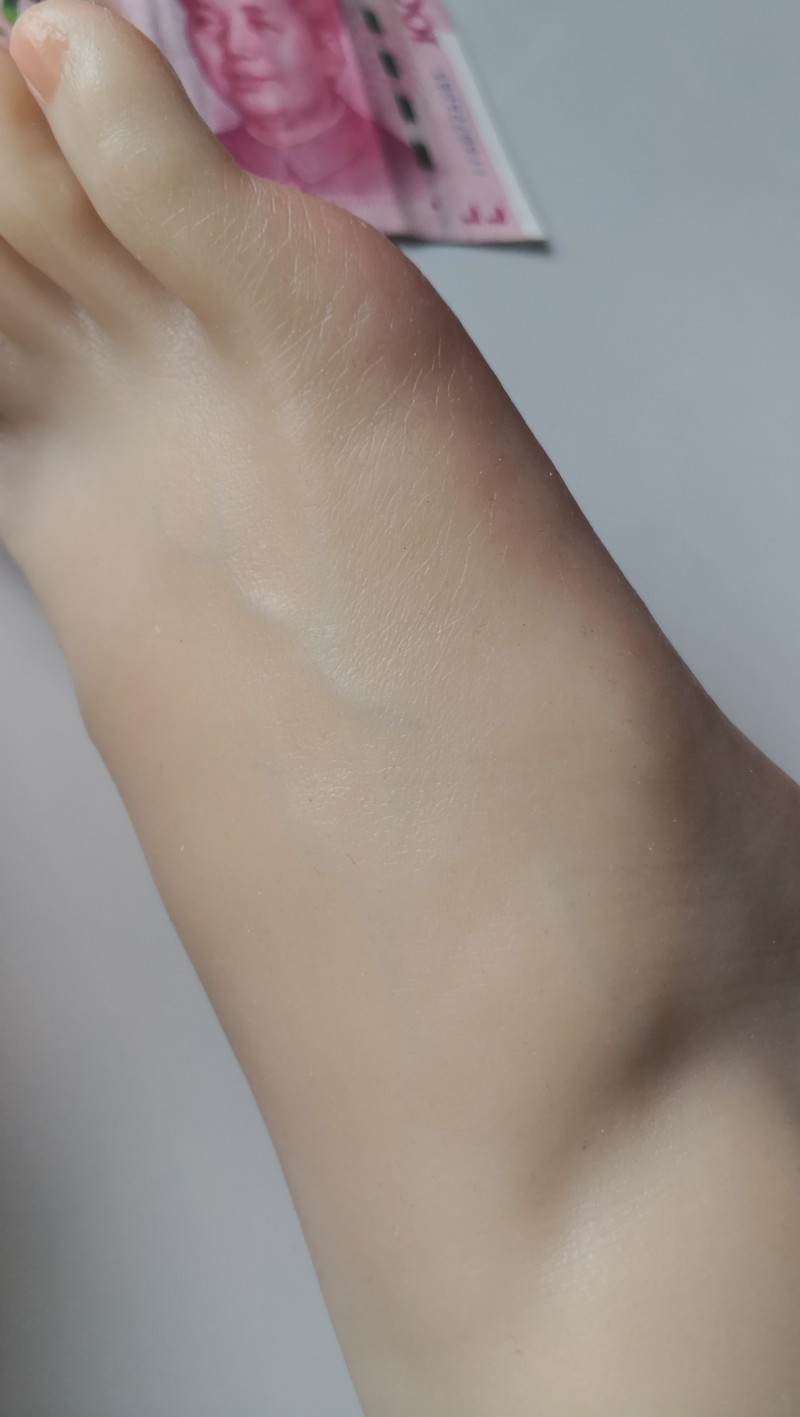 铂金硅胶少女筋脉k美脚模型仿真足模脚模网店拍照玉足美足丝袜模