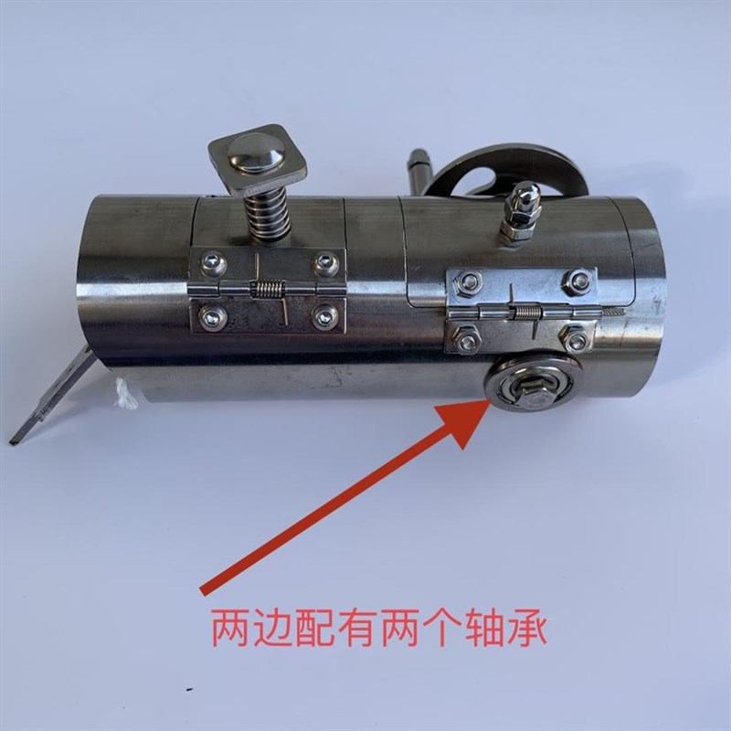 小墨斗钢管墨斗不锈钢墨斗墨水墨斗手摇(M比较适合木工和装修用)