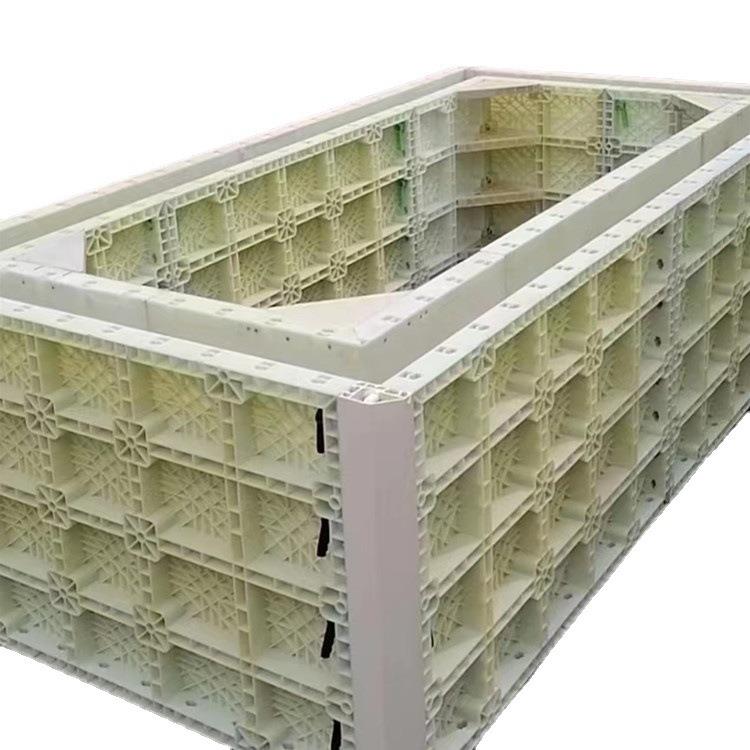 方形塑钢模板模具现浇方柱混凝土水沟建筑塑料四方形水泥不锈钢