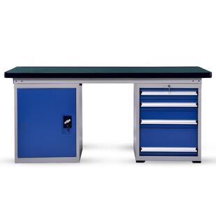 多层收纳置物架家用办公室车间稳固承重储金属支架加厚板材工作台