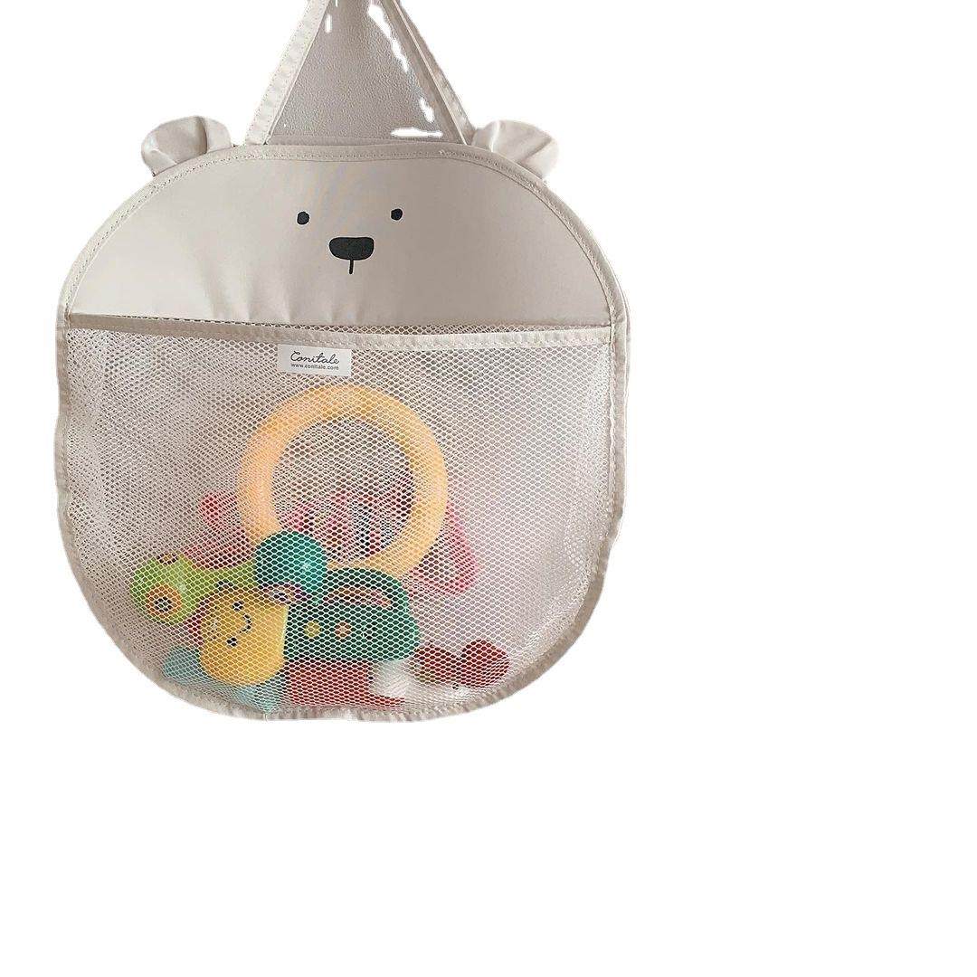 可爱动物浴室收纳袋吸盘网袋儿童洗澡玩具挂袋阳台杂物存储袋,居家布艺,挂袋,淘宝优惠券,粉丝福利购,淘宝优惠卷