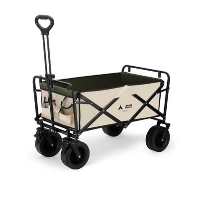露营车可折叠户外露营手推车野餐车营地拖车摆摊小拉车桌板野营车
