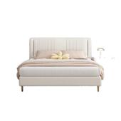 床头柜实木小型简约现代家用卧室轻奢风皮质新款 岩板收纳床边柜