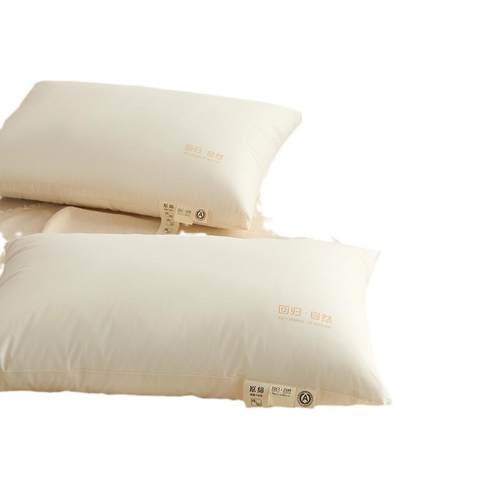 全棉纤维枕头单人家用柔软亲肤单只高低枕芯简约民宿酒店床品