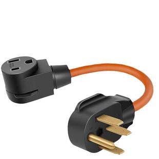 厂家供应N14 50R电源线游艇房车电源线美规转换插头 50P转N6