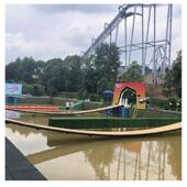 摇摆网红桥防护充气垫抖音同款 网红桥景区庄园游乐设备厂家