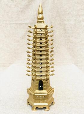 厂家黄铜文昌塔摆件铜9层13层11层九层十三层家居工艺饰品