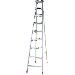 铝合金人字梯加厚焊接工程梯木工移动装修家用折叠铝梯可行走梯子