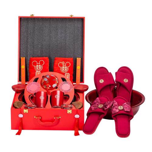 嫁妆全套女方结婚用品大全陪嫁婚礼套装娘家备婚洗漱物品婚庆礼品