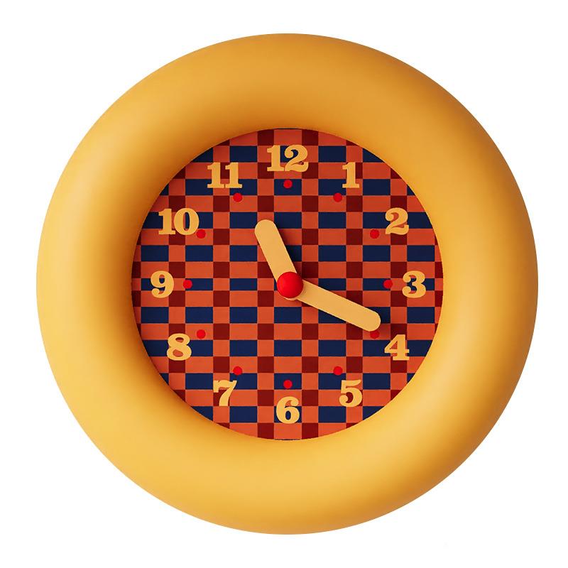 高级感钟表2025约新款挂钟客厅简现代t静音格装饰栅格YH6-4栅工艺