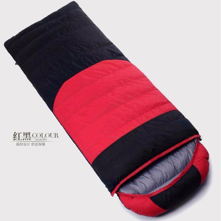 户外成人超轻羽绒睡袋冬季室内加厚保暖可拼双人露营午休鸭绒睡袋