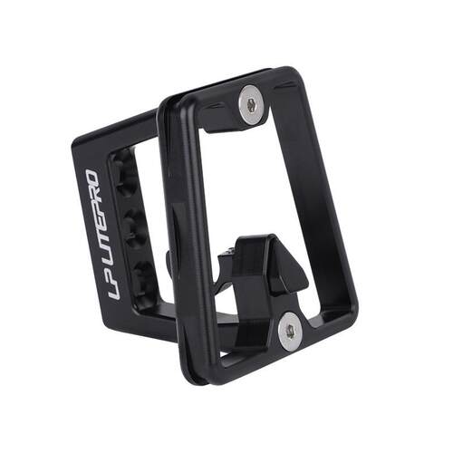 适用小布折叠车大行猪鼻子托3孔铝合金前货架安装座