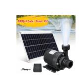 热销太阳能板50W12V水泵喷泉抽水池塘花园水池低噪音太阳