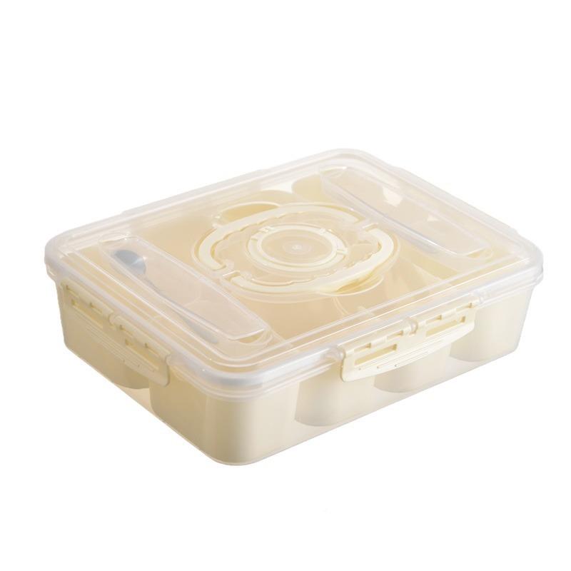 进洗碗机封透明PP格便携式保手提水果收纳多功能厨房带盖密分鲜盒