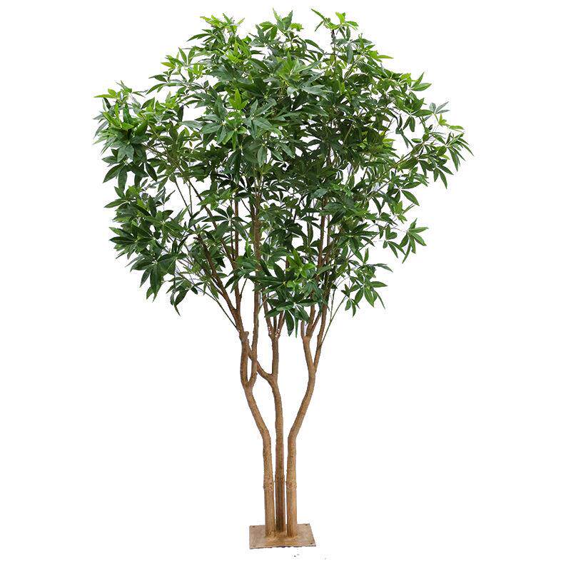 仿真绿植发财树软装景观大树婚庆酒店别墅造景装饰室内外落地假树