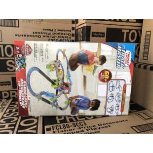 正品托马斯轨道大师系列之培西多玩法百变套装电动小火车hhn26