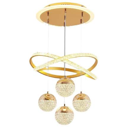 现代简约餐厅led卧室楼梯间创意吊灯轻奢客厅高级感家用灯