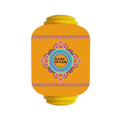 文旅不夜城灯杆灯笼墙景区古镇网红餐饮广告PE吹塑防水不夜城灯笼