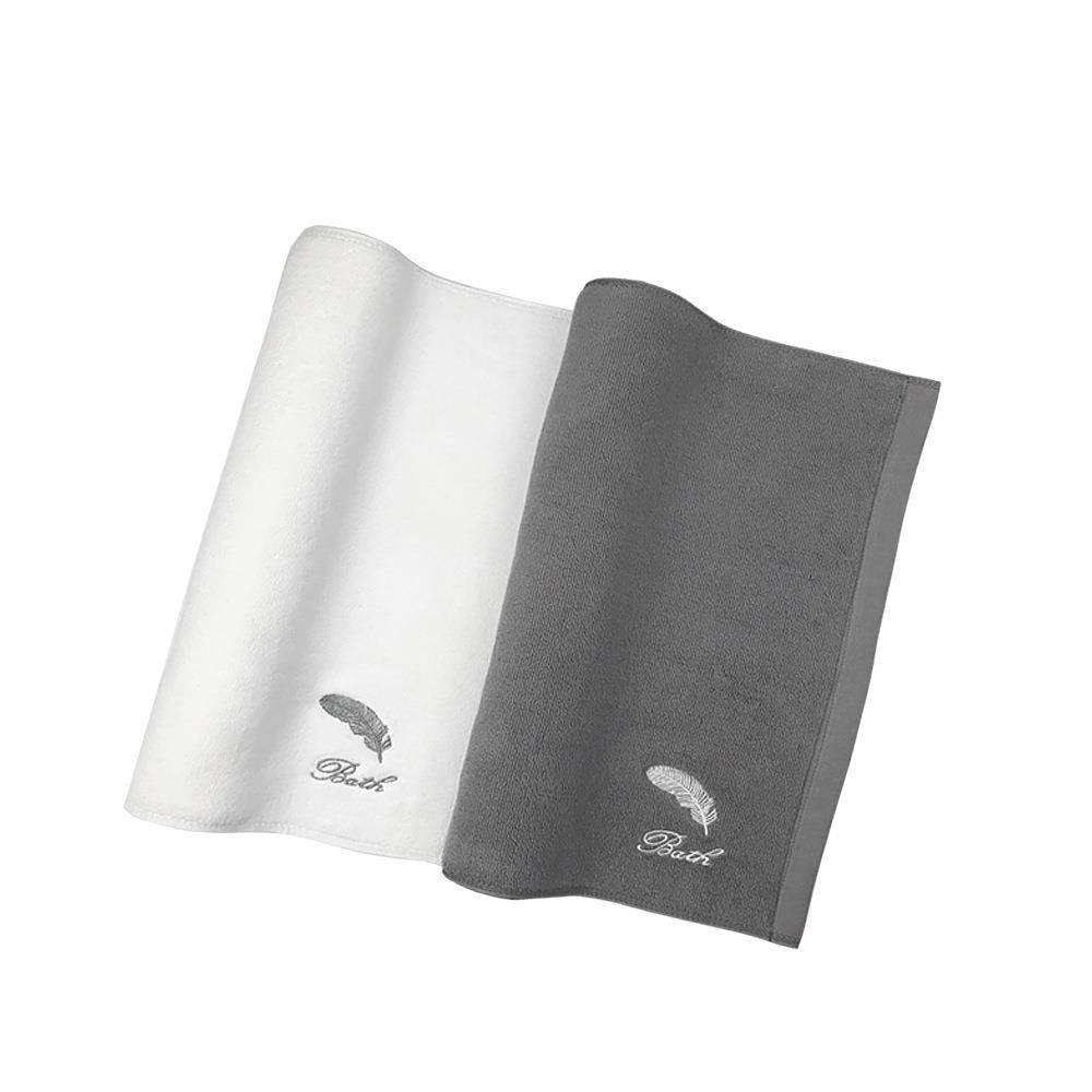 酒店地巾家居卫生间棉绣花spa踩脚地巾柔软吸水地垫可机洗,居家布艺,酒店毛巾浴巾,淘宝优惠券,粉丝福利购,淘宝优惠卷